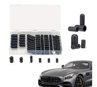 Assortimento di tappo di gomma automobilistico - kit di tappo a vuoto da 80 pezzi, tappi di sostituzione del carburatore flessibili | Set di protezione del carburatore collettore multi -dimensione, co