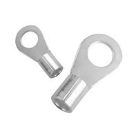 Assortimento di terminali in ottone stagnato tipo O ad anello non isolato OT2.5-3 2.5-6 4-5, 100 pezzi, connettori for cavi, pressati a freddo(OT 2.5-5)