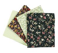 Assortimento di tessuto patchwork - 45 x 55 cm - Verde - 4 pz