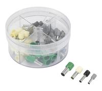 Assortimento di tubetti terminali 4 mm 16 grigio nero avorio verde conrad