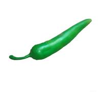 Assortimento di verdure simulate in plastica per la decorazione della casa ristorante Interior Design Retail Store Visual Merchandising e dimostrazioni educative (peperone verde 1)
