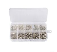 Assortimento di viti, bulloni e dadi in acciaio inox 304, set completo di 320 pezzi, per uso domestico e auto