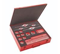 Assortimento in cassetta di lamiera con maschi e filiere (40 pz) 618 mf1 usag