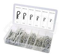 ASSORTIMENTO KIT 150 SPINE COPPIGLIE A MOLLA FERMI PERNI PER TRATTORE IN BOX