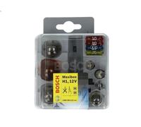 Set di lampade BOSCH H1 Maxibox +P21W PY21W T4W P21/5W W5W C5W 2x10A 1X15A 1X20