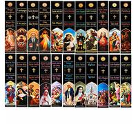 ASSORTIMENTO MIX bastoncini incensi religiosi da 15 gr. FRAGANCES & SENS no tossico no lavoro minori + portaincenso (12 scatole mix da 15 gr.)
