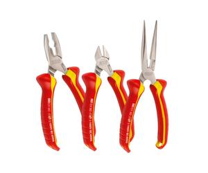 ASSORTIMENTO PINZE ISOLATE UNICERSALE A BECCHI DIRITTI TRONCHESE USAG 085 EX/SE3