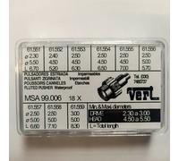 ASSORTIMENTO PULSANTI HOROTEC (SVIZZERA) PER OROLOGI VARI MODELLI