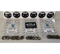 ASSORTIMENTO RONDELLE METALLO GOMMA TAPPO DI SCARICO OLIO 30PZ