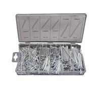 ASSORTIMENTO SET DI COPPIGLIE PERNI FERMI 555 PEZZI IN BOX