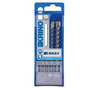 Assortimento set kit 4 punte trapano Max 4 taglienti 4 eliche KRINO muro pietra
