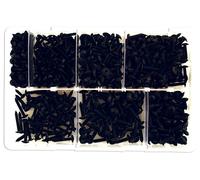 Assortiti Autofilettanti Nero Flangiato Viti Scatola - 700 Pezzi - Connect 35002