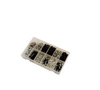 Assortiti Bodyshop Metallo Chiusure - 400 Pezzi - Connect 36040 Nuovo