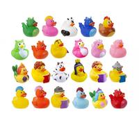 Assortiti Gomma Anatre Carattere Mix Tema Set Collezione & Bagno Play Giocattoli