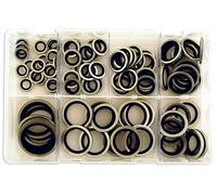 Assortiti Legato Guarnizione Rondelle Imp ( Dowty ) Scatola - 100 Pezzi -