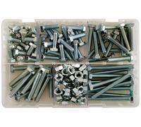 Assortiti M8 Viti di Fissaggio E Dadi Scatola - 154 Pezzi - Connect 35011 Nuovo