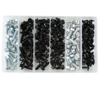 Assortiti Metallo Vite Bordo Chiusure - 135 Pezzi - Connect 35994 Nuovo