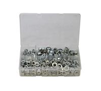 Assortiti Metrico Flangia Dadi Scatola - 225 Pezzi - Connect 35015 Nuovo