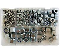 Assortiti MM Autobloccanti Acciaio Dadi Scatola - 220 Pezzi - Connect 31861