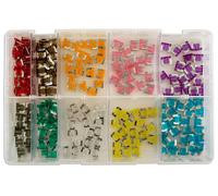 Assortiti Profilo Basso Abiti Mini Fusibili a Lama Scatola 100pc - Connect 31858