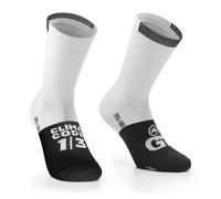 Assos GT - calzini ciclismo 0 (EU 35-38) White/Black unisex