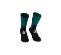 Assos tactica t5 black green unisex mtb socks