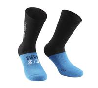 Assos Ultraz Winter Evo - calzini corti ciclismo 1 (EU 39-42) Black/Blue unisex Wool