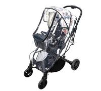 ASSRECT Parapioggia Passeggino Universale, Telo Impermeabile Antivento con Ampia Finestra Trasparente & Doppia Cerniera, Buona Ventilazione, Compatibile con Carrozzina/Jogger/Navicella,