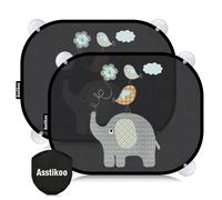 Asstikoo Protezione solare per auto per bambini con protezione UV protezione