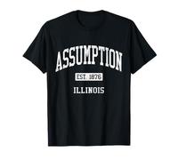 Assumption Illinois IL JS04 Vintage Sport Atletici Maglietta