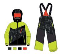 AST Completo Sci Infant in Twill Black/Green 7-8 Anni Green