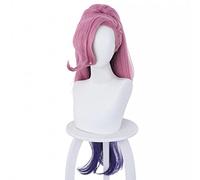 ast shipping Gioco LOL Seraphine Parrucca Cosplay 80 cm Rosa Resistente Al Calore Sintetico Capelli Lunghi Parrucche Del Partito Puntelli di Carnevale di Halloween
