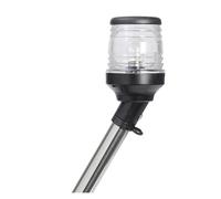 Asta 360° 60 cm in asse fanale nero - 1 PZ Osculati - 11.140.20 - 1114020