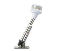 ASTA ABBATTIBILE CON LUCE AL LED 360° FANALI DI VIA PER IMBARCAZIONI < 20 METRI