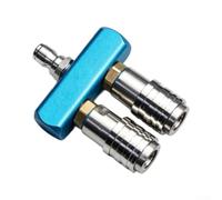 Asta adattatore a doppio ugello per idropulitrice, raccordo rapido da 10,2 cm con testa autobloccante, doppia fila per strumento di estensione della punta della bacchetta spray detergente