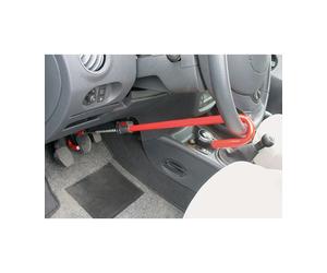 ASTA ANTIFURTO AUTOBLOCK REGOLABILE CON CHIAVE DI SICUREZZA PER VOLANTE E PEDALI