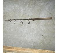 Asta appendi mestoli ottone antico 90 centimetri 4 ganci KITOTTONE90