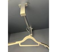 Asta appendiabiti per armadio, montaggio a soffitto, per armadio a parete, antiscivolo, per casa, ufficio, vestiti, asta organizer multiuso, asta appendiabiti