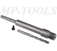 ASTA BARRA 65 CM SDS PLUS PROLUNGA 650 X FRESA CAROTATRICE A TAZZA PUNTA TRAPANO