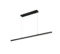 Asta Cambio Colore LED, Luce a Sospensione, L 1200 MM, 18,6 W, Nero Opaco