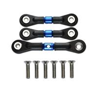 Asta Collegamento Sterzo Metal Servo 3Pezzi Per Tamiya Per TT-02 1/10 RC | Parti di aggiornamento per auto RC, il set aste collegamento sterzo migliora la precisione controllo Ricambi