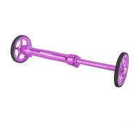 Asta compatta in alluminio e due ruote facili progettate per biciclette pieghevoli, tra cui Brompton e per 3Sixty tipi di telaio (viola)