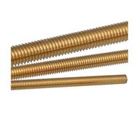 Asta completamente filettata in ottone, Brass Full Threaded Rod Solid Allthread Stud Thread Rod