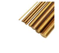 Asta completamente filettata in ottone, Brass Thread Rod,Length 250mm 500mm Long Brass Metric Bolt Full Thread Shaft Rod Bar Stud(M8)