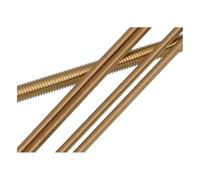 Asta completamente filettata in ottone, Brass Threaded Rod Studding Screw Various Lengths 100mm 150mm 200mm 250mm(M2x250 5pcs)