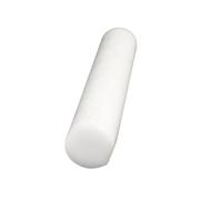 Asta del copolimero acetale, 2 pezzi rosso blu giallo verde bianco nero POM asta in nylon lunghezza 500 mm, diametro 3-50 mm barra in plastica rigida(White,7x500mm)