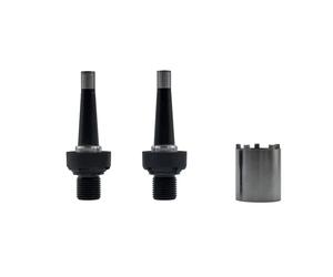 Asta del pedale cromato 56mm Look Keo Blade Noir
