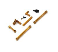 Asta dello sterzo in metallo aggiornato compatibile con HuanSu 1 14 serie completa 14321 C8802 YDJ D879(Yellow)