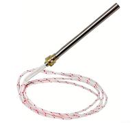 Asta di accensione per caldaia a pellet da 220 V, progettata per il posizionamento diretto in scatola di materiale pellet con filettatura da 3/8" (12,5 x 160 mm)