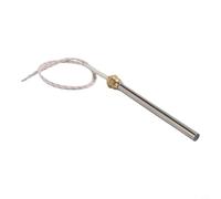 Asta di accensione per stufa a pellet da 220 V, filettatura da 3/8", elemento riscaldante per caldaia a biomassa, in acciaio inox, barra di accensione in ceramica per parti di ricambio del forno (10 x